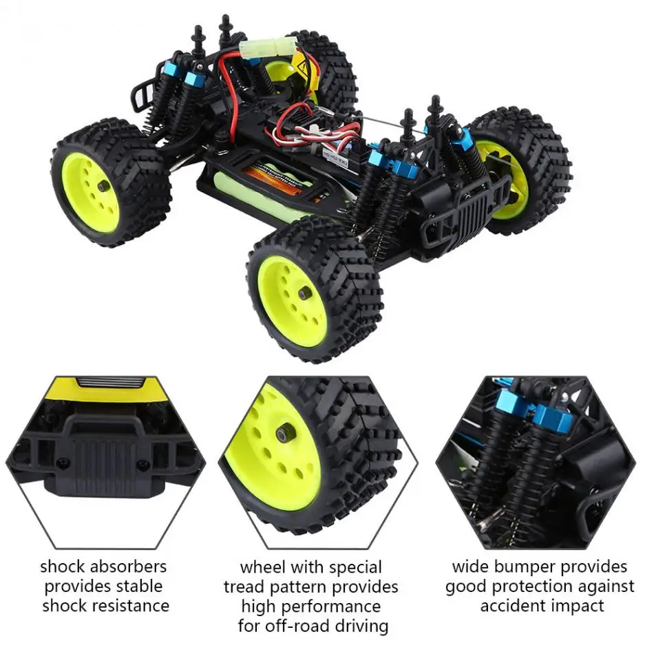 HSP 1/16 Электрический 94186 25A матовый ESC 4WD пульт дистанционного управления для