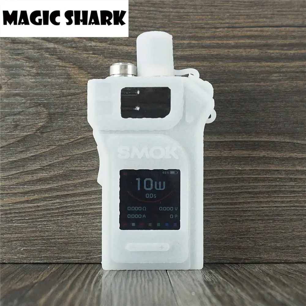 1 шт. модный противоударный силиконовый резиновый чехол для Smok Mag Pod Vape Kit черный