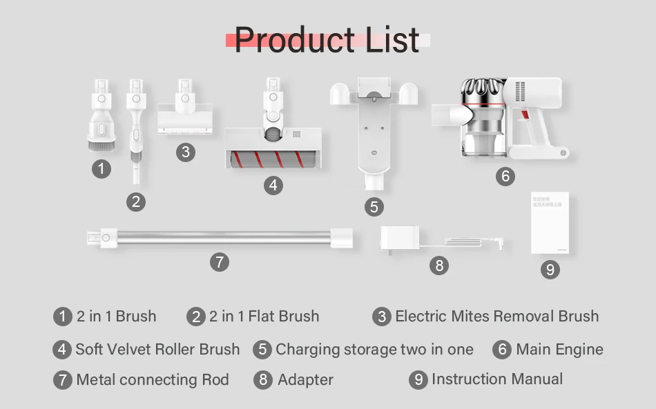

Dreame V9P accessories Hepa filter Replacement Handheld Cordless Vacuum Cleaner Cleaning Filter Parts Accessories