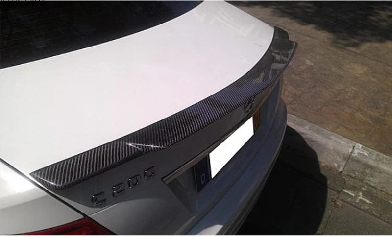 Отделение из углеродного волокна для Benz W204 спойлер C класса C200 C250 C300 C350 C63 4-дверный