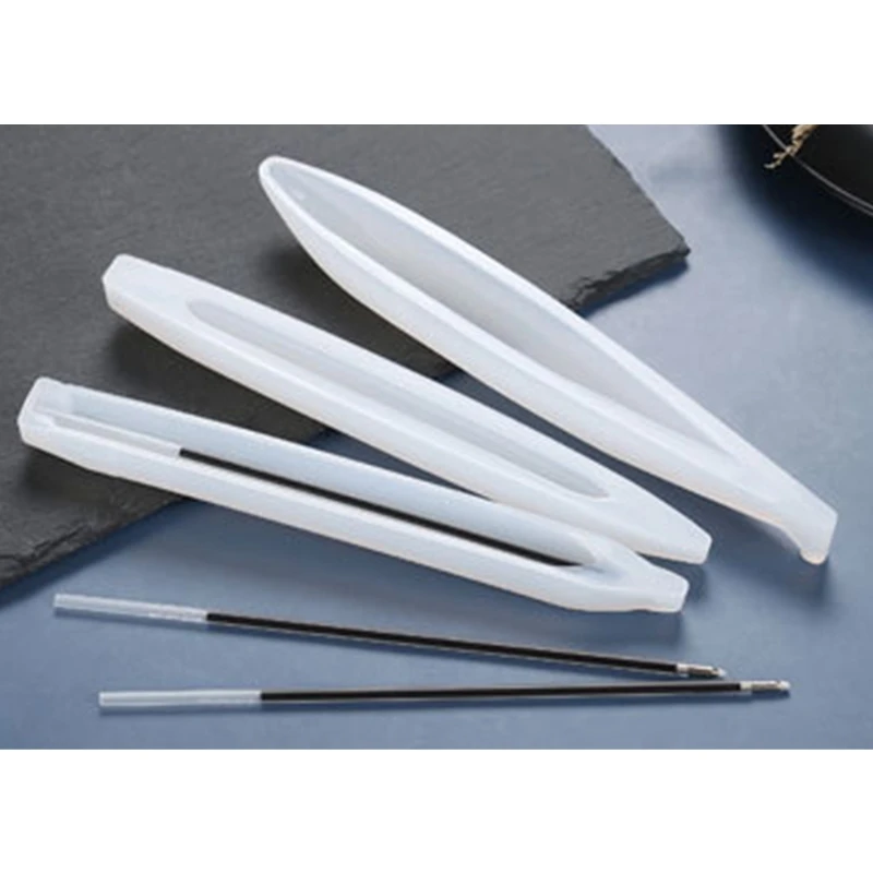 

Crystal Epoxy Resin Pen Ballpoint Holder Mold Plant Flower Pot Silicone Mould