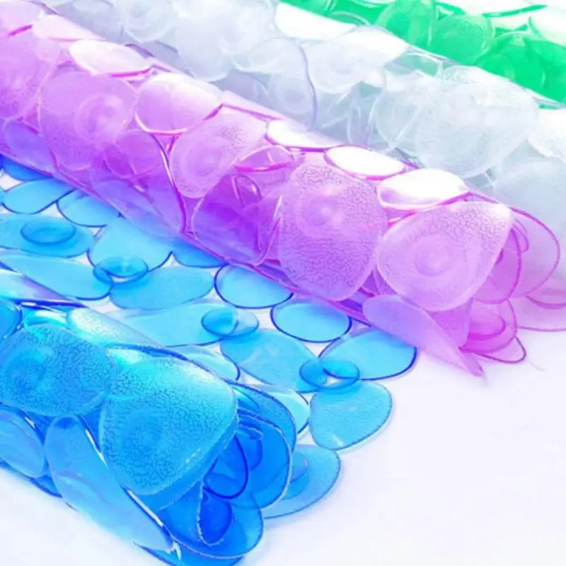 Противоскользящий коврик для ванной 65*36 см из паутины прозрачный ПВХ с