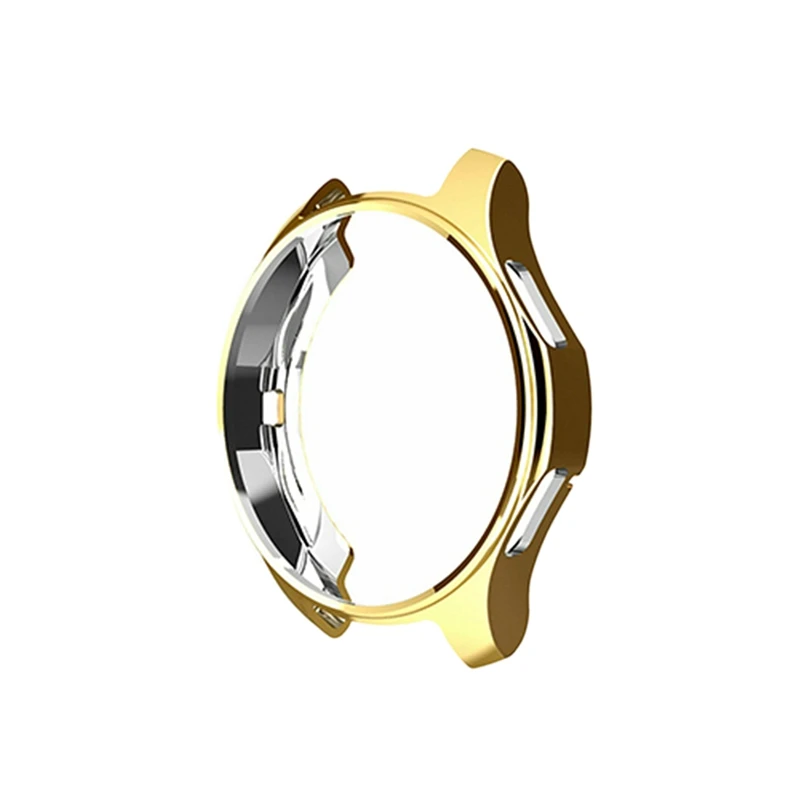 Gold Модный силиконовый чехол для часов из ТПУ, мягкий чехол-держатель для часов samsung gear S3 Galaxy Watch 46 мм, защитная пленка - Цвет: Gold