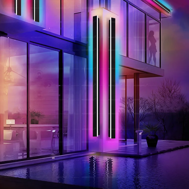 (2022) новая настенная лампа RGB уличное Рождественское украшение внутреннее IP65 110v220v