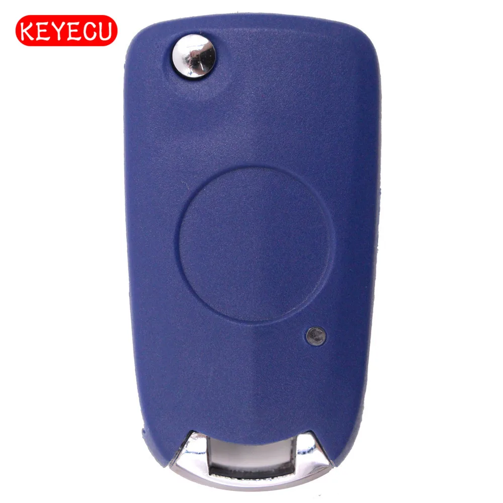 

Запасной корпус KEYECU модифицированный складной раскладной чехол для ключа с дистанционным управлением боковая 1 кнопка для Fiat