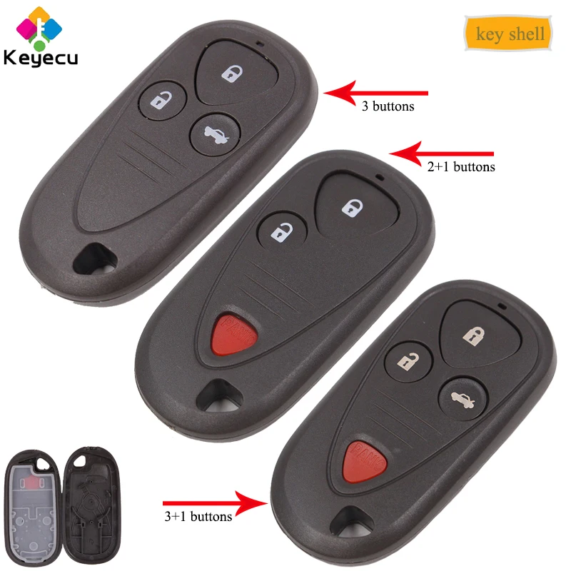 Запасной чехол KEYECU для автомобильного ключа с дистанционным управлением корпус 2
