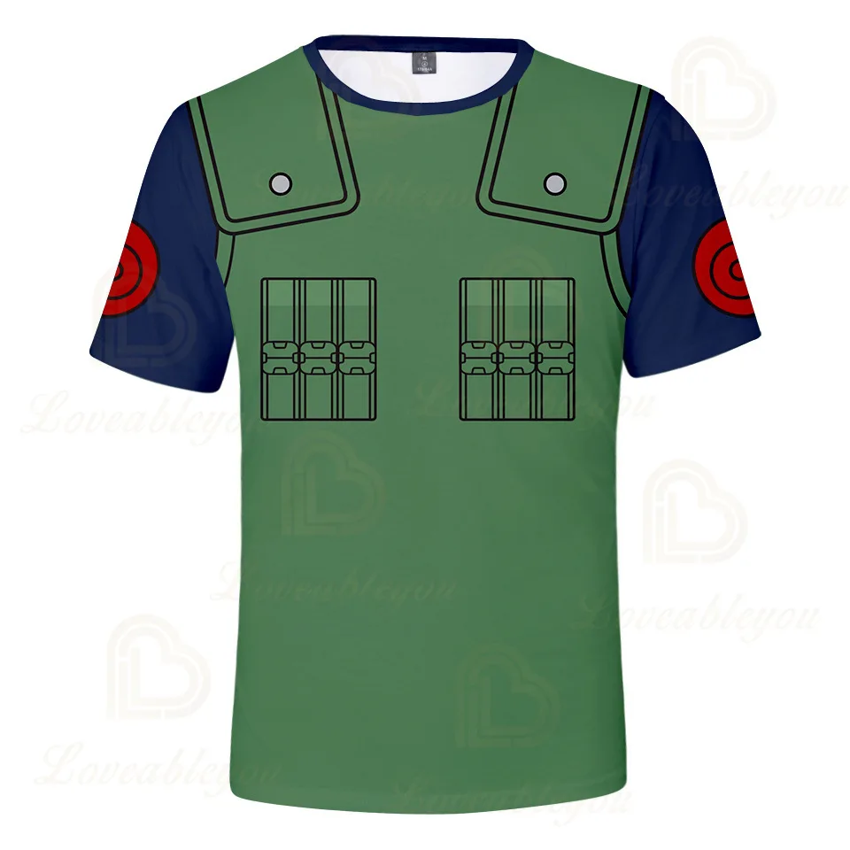 

New Arrival Harajuku Anime T Shirt Naruto Uchiha Uzumaki Hatake Eyes Printing T-Shirt Hip Hop Streetwear Tshirt Tops