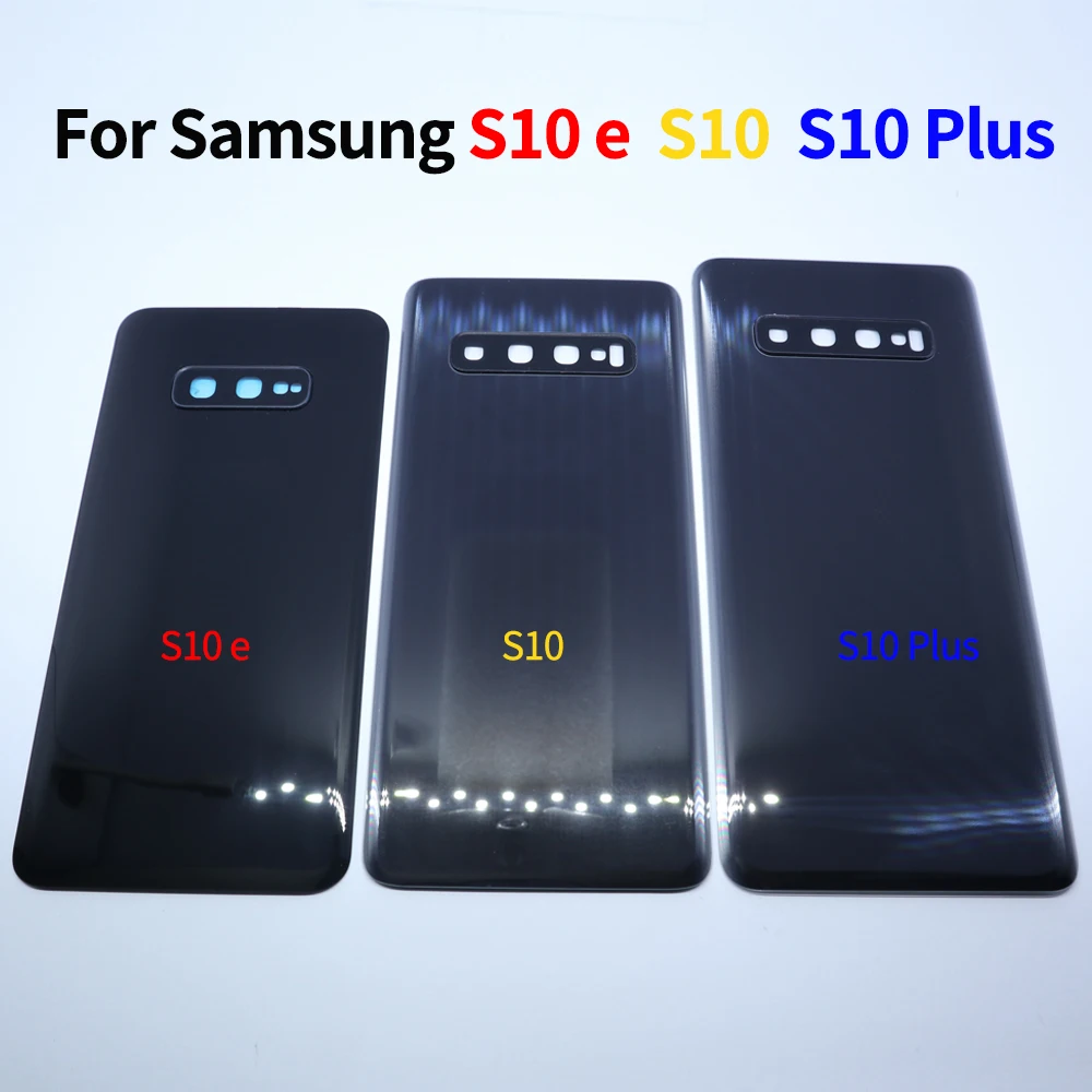 100% новая задняя крышка аккумулятора для Samsung Galaxy S10 G973 Plus G975 S10E сменная + LOCO|Корпусы