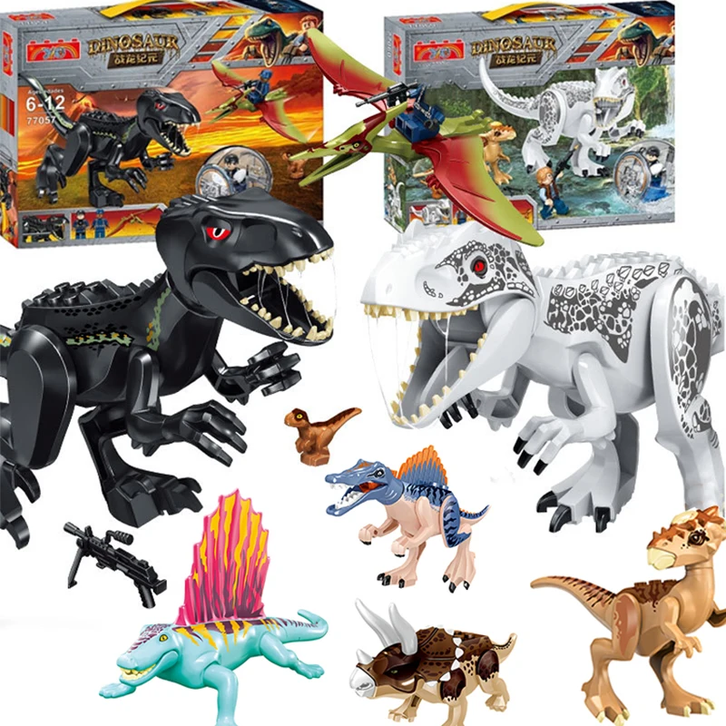 

Фигурки Динозавров Юрского периода, тираннозавр рекс, индоминус