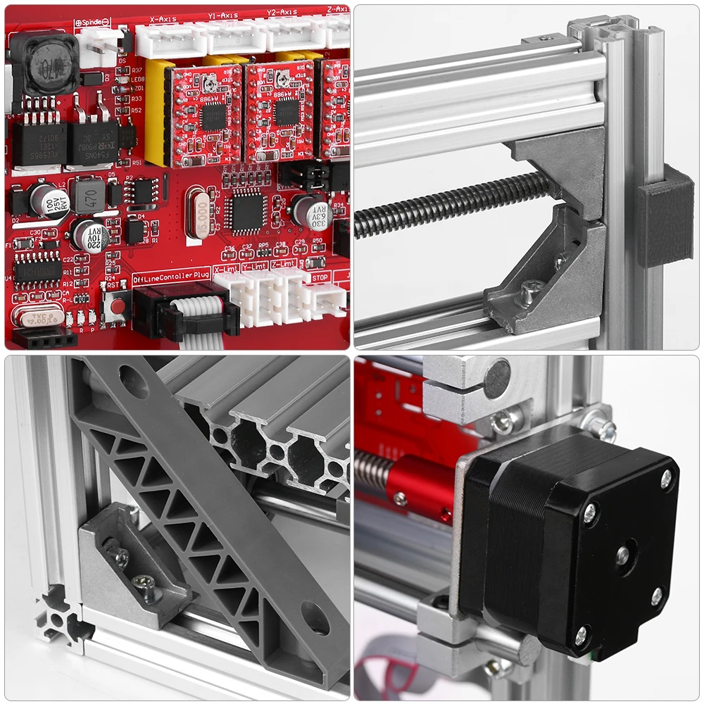 Обновленная версия CNC 1610 DIY мини лазерный гравировальный станок гравер с