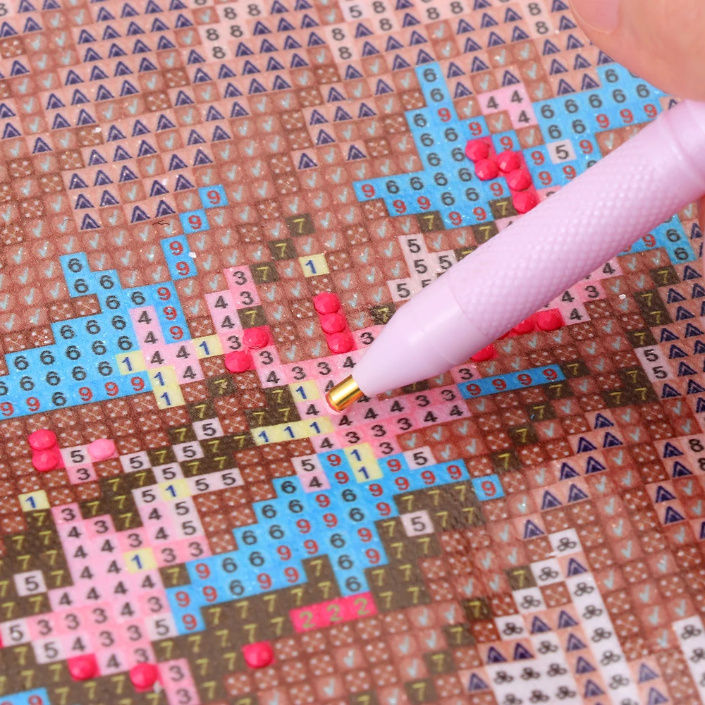 Звездное небо лук корона кристалл 5D алмазная живопись точка дрель ручка DIY