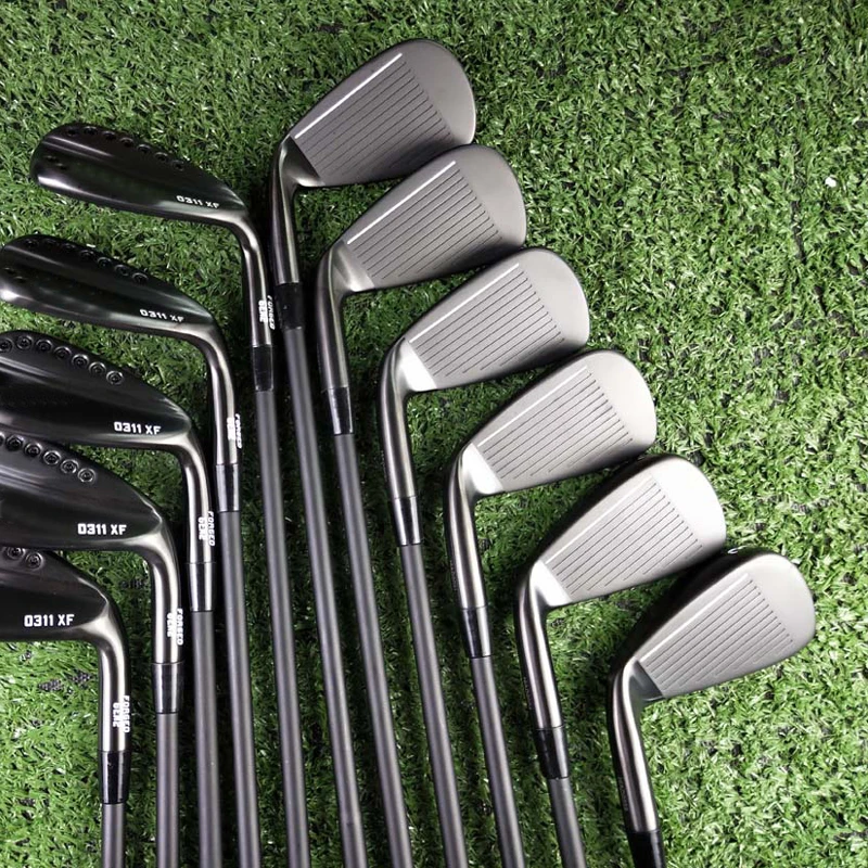 Клюшки для гольфа 113 XF GEN2 утюги черный Гольф кованый железный 3 Г набор из 9 штук R / S