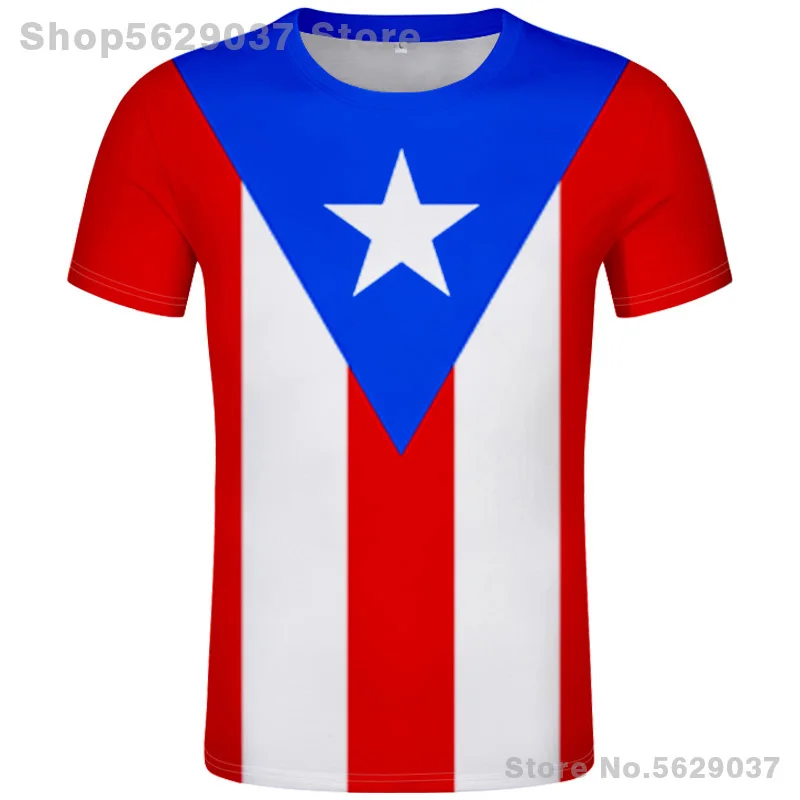 

PUERTO RICO t shirt diy free custom made name number pri t-shirt nation flag pr rican spanish country college logo photo clothes
