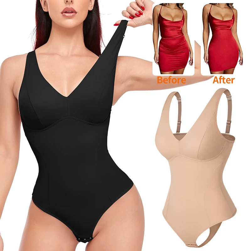 Women's Binders Shapers Body Shapewear Thong Sexy Bodysuit Slimming Underwear Waist Trainer Body Shaper Modeling Strap Corset
