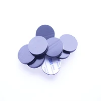 100 pcs 30mm x 2mm black anti slip silicone rubber plastic bumper damper shock absorber 3m self adhesive silicone feet pads