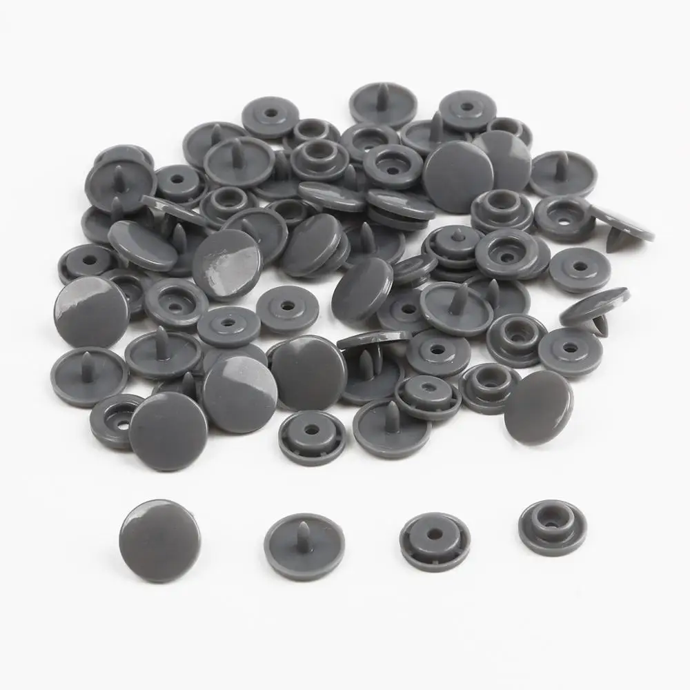Dark Gray 150pcs Защелкивающиеся плоскогубцы для кнопок 150 Набор T5 микс пластиковых полимерных кнопок 12 мм пресс-одежда кнопка пресс-машина швейные инструменты принадлежности - Цвет: Dark Gray 150pcs
