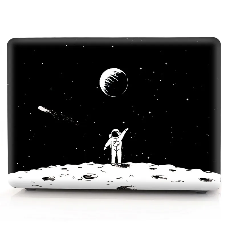 

Nice A1932 Case For Macbook Air 13 Astronaut Space Cute Glitter Shell Cover For Mac Book Air 13 Inch A1466 A1369 A2179 Nice Case