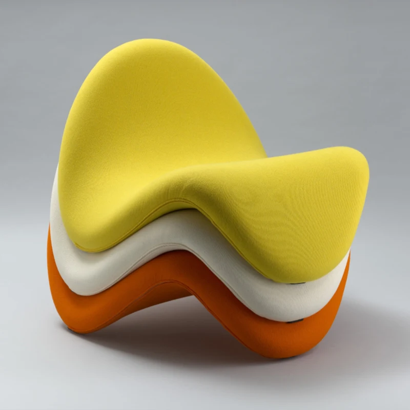 TT Nordic Designer Lazy Bone Chair Leisure Recliner Italian Minimalist Single-Seat Sofa Danish Creative | Дом и сад