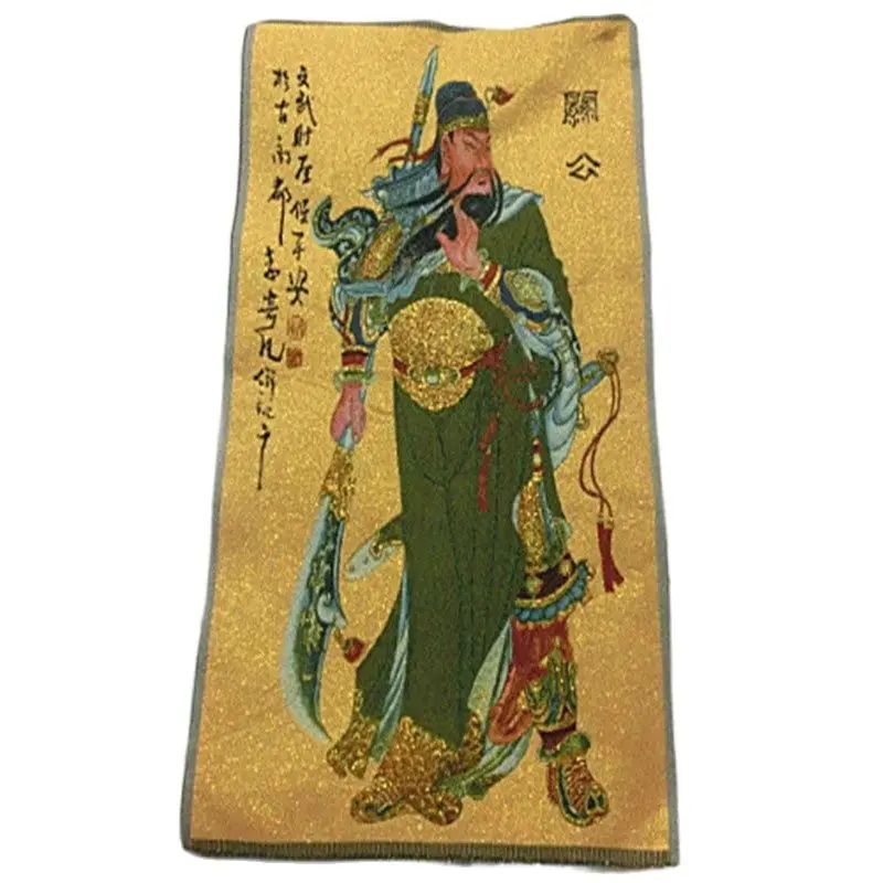 

The religious activities of Guan Gong Thangka embroidery crafts