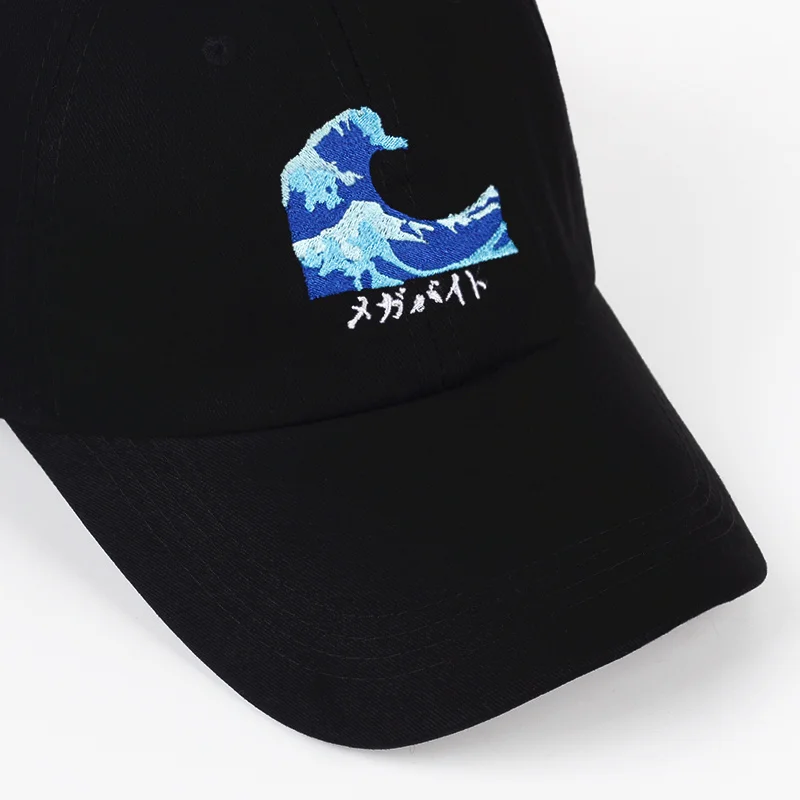 

2020 Breathable Waves Snapback Travel Dad Caps Strapback Baseball Cap Boy Hip-hop Outdoor Snapback Hats For Men Women Fitted Hat