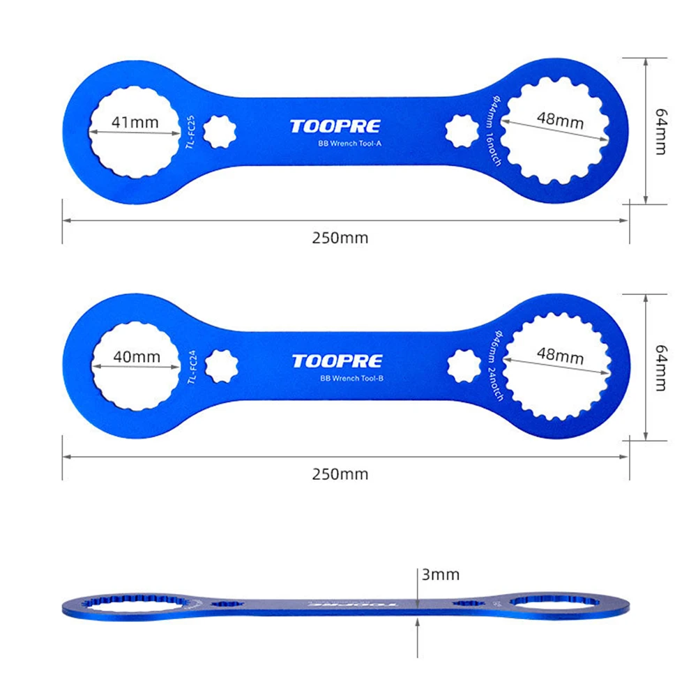 

Bike Bottom Bracket Installation Tools Spanner Bicycle Bb Repair Wrench for DUB TL-FC32/TL-FC25/BBR6O/MT800/L-FC24/XTR/DA etc.