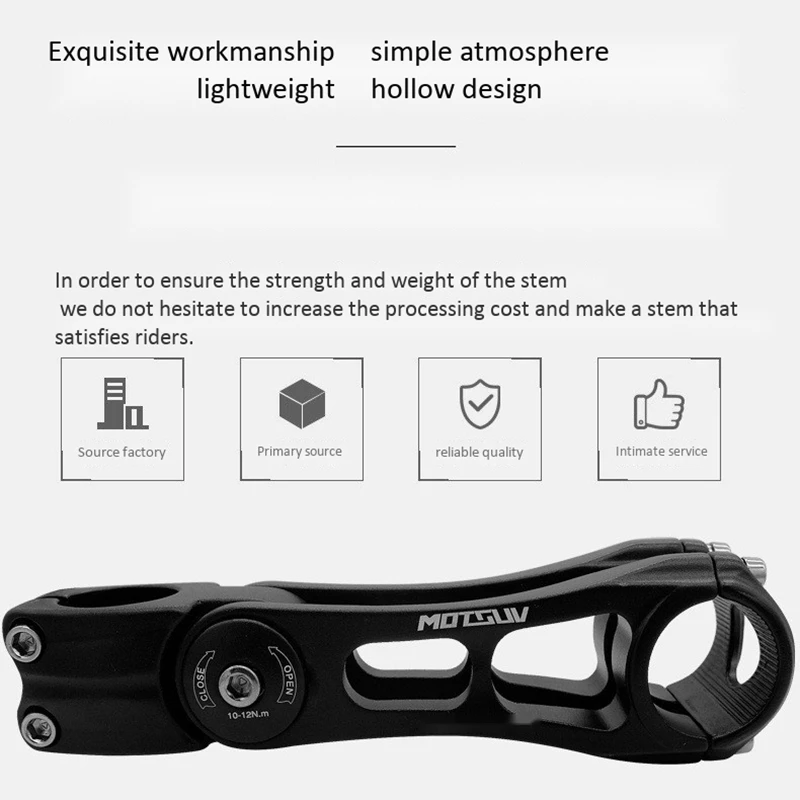 

MOTSUV Adjustable Riser 31.8mm Hollow Out MTB Mountain Road City Bike Bicycle Cycling Part