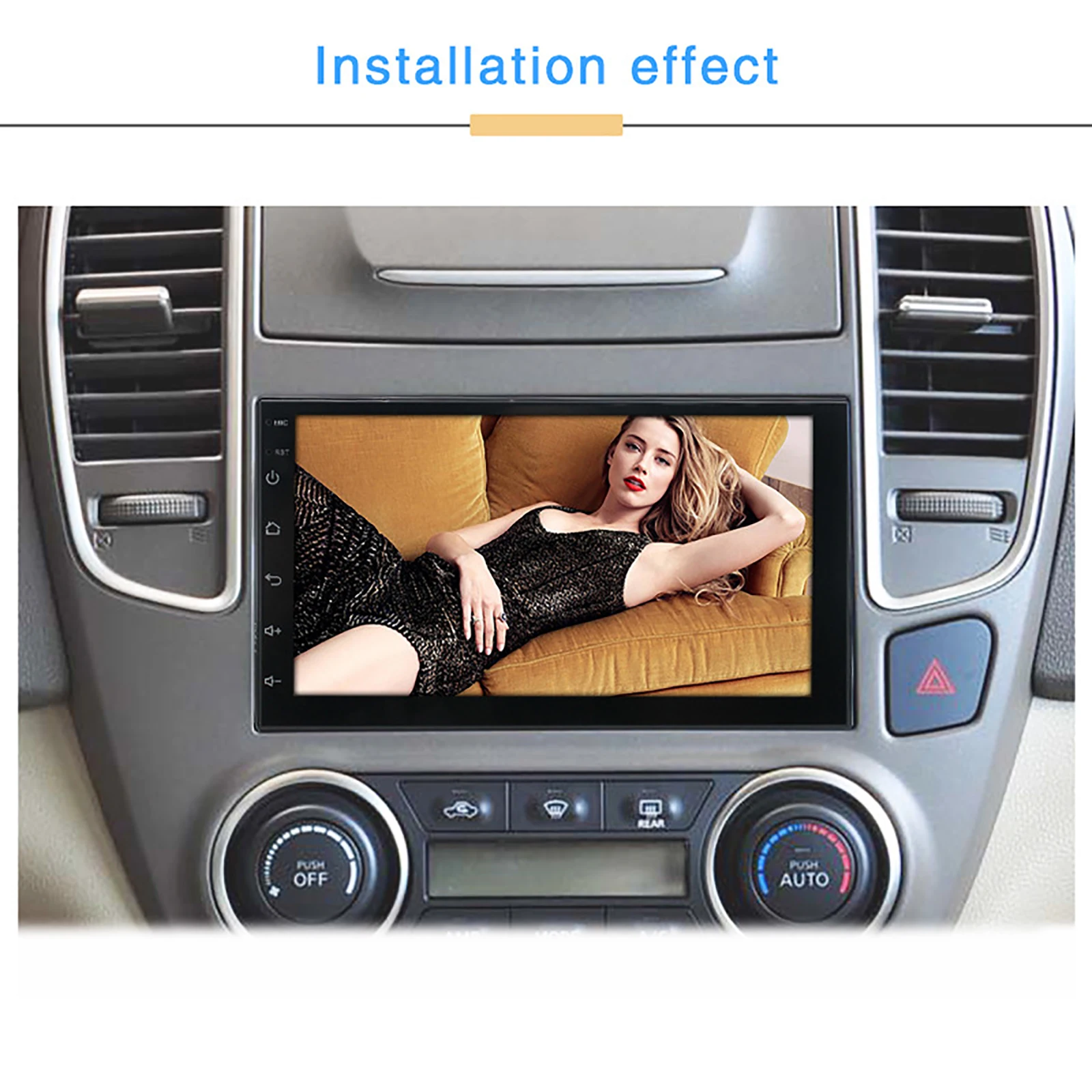 Универсальный Автомобильный мультимедийный плеер стерео система на Android с 7