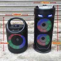 portable column square dance outdoor multifunctional wireless outdoor subwoofer bluetooth audio mobile ktv u disk speaker