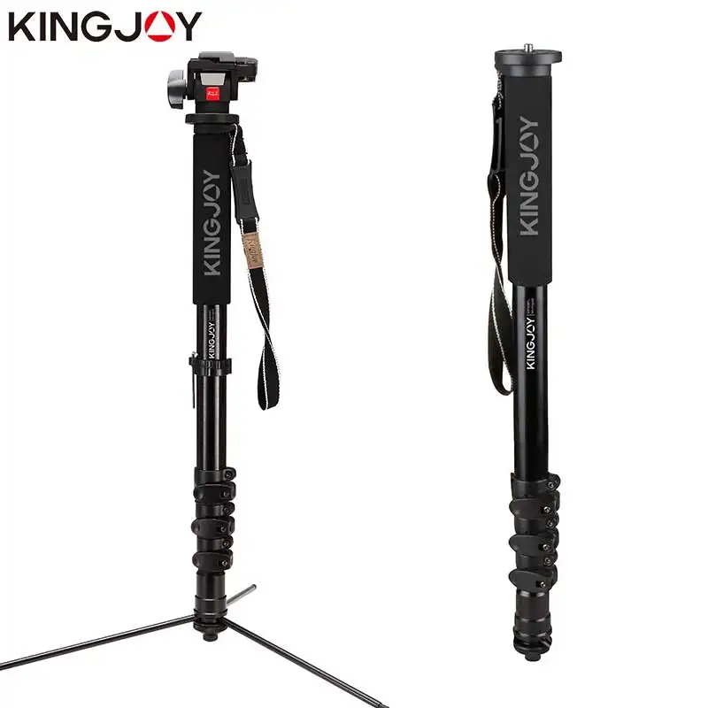 

KINGJOY Officia MP408FL Monopod Dslr for All Models Professional Camera Tripod Stand Video Para Movil Flexible Tripe Stativ