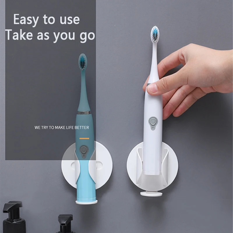 PunchFree Ванная комната Зубная щётка держатель Электрический стеллаж для хранения с