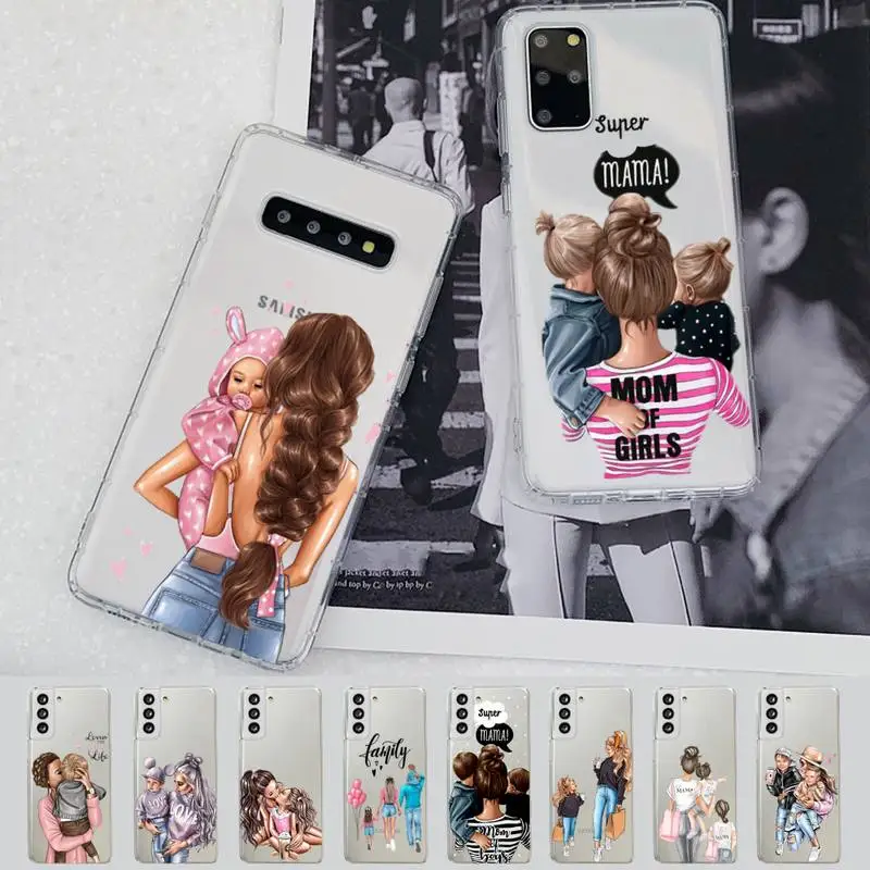 

Baby Mama Super Mom Girl Phone Case For Samsung A 51 30s 71 21s 70 10 31 30 52 12 40 S20 21 plus lite UlTRA