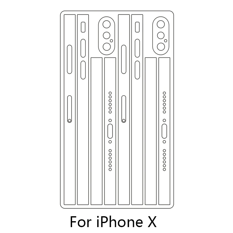Новинка, ультратонкая прозрачная наклейка для iPhone X, XS, MAX, боковая пленка, наклейка для iPhone 11, 11Pro, Max, ледяная пленка, наклейка