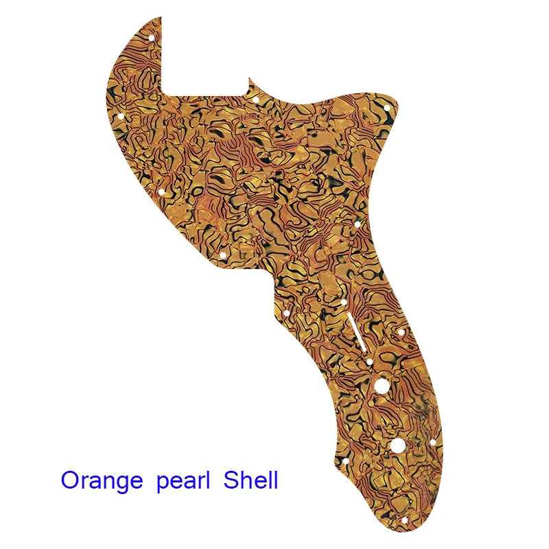 

Pleroo Custom Guitar Parts - For US Tele 69 Thinline Guitar Pickguard No pickup Scratch Plate, Multicolor Choice