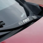 Металлические наклейки для стеклоочистителя автомобиля эмблема для Fiat Panda Bravo Punto Linea Croma 500 595 аксессуары