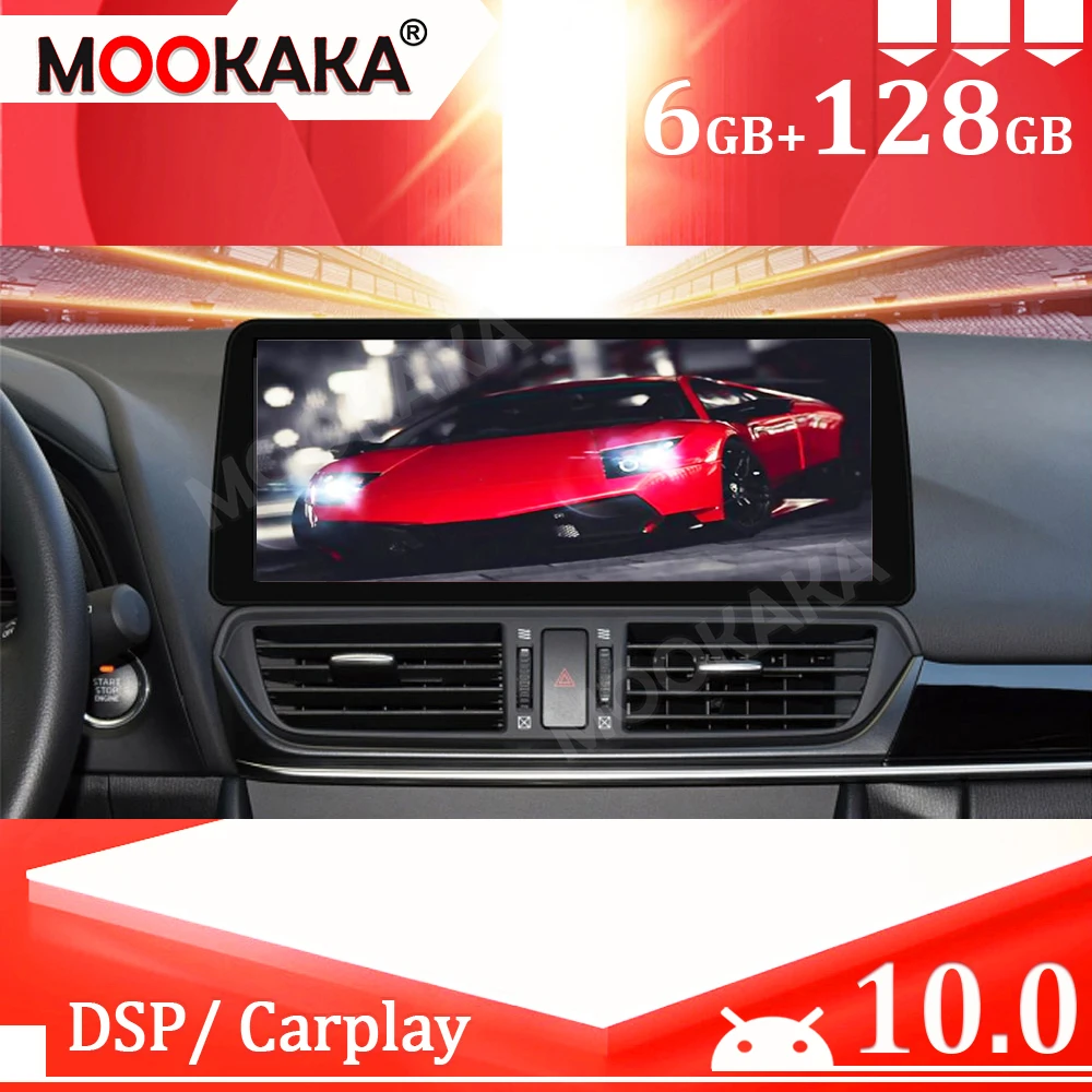 

Android 10.0 6+128G For Mazda 3 Axela 2014-2019 Car Multimedia Player GPS Navigation Auto Tape Recoder Stereo Radio Head Unit