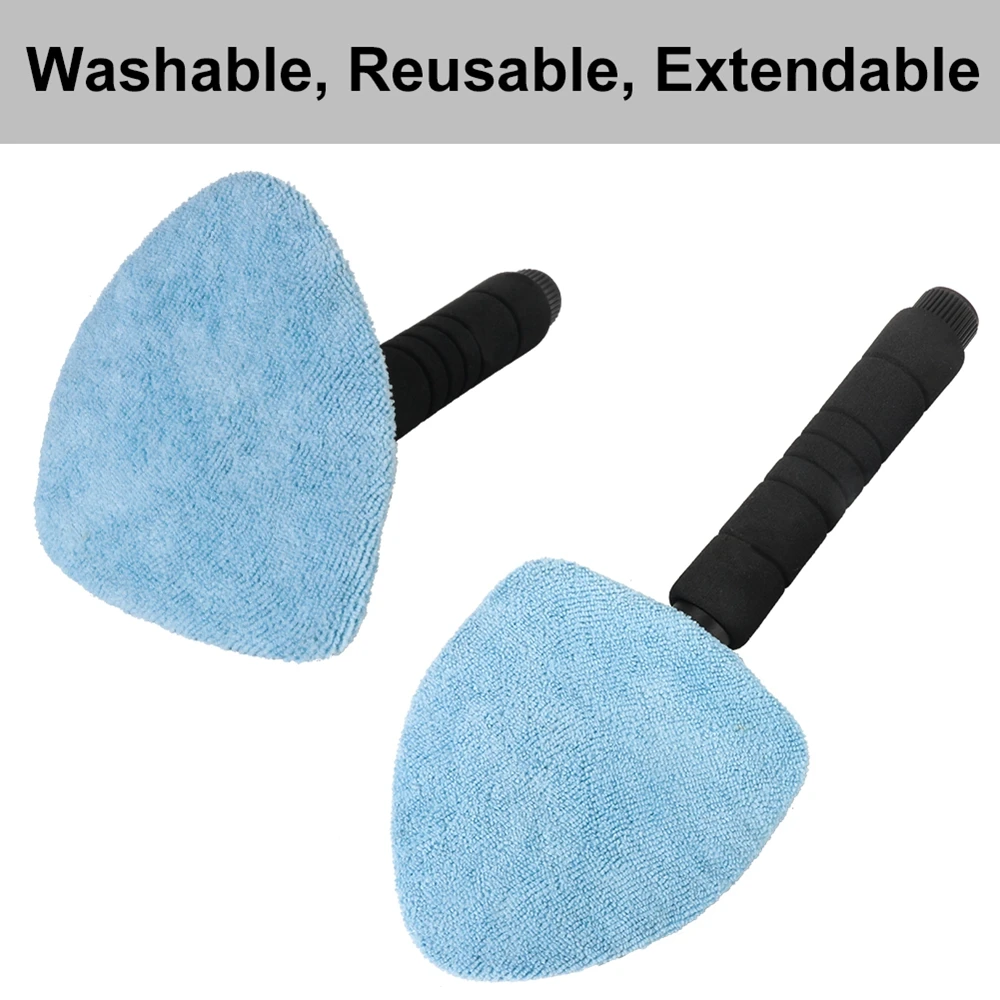

Windshield Cleaner Brush Window Fabric Adjustable Triangular Brush Extendable Lengthened Car Windscreen Cleaning Tools