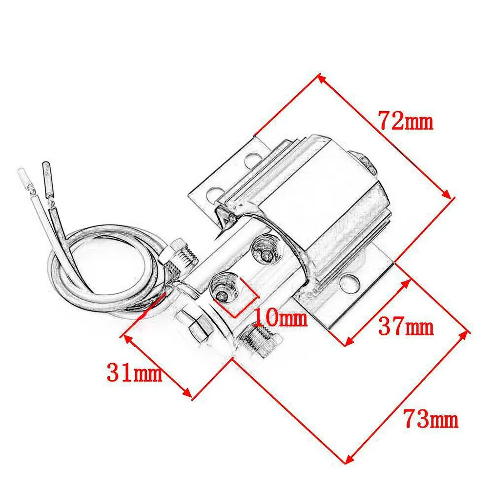

CNSPEED Brake Line Lock Roll Control Hill Holder With light & Switch Tire Locker Warmer Burning Racing Parts for Mustang