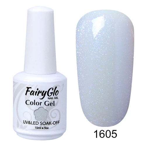 FairyGlo флуоресцентный неоновый УФ-гель для ногтей Дизайн ногтей гель лак замачиваемый Vernis полуперманентный лак для ногтей 15 мл - Цвет: 1605