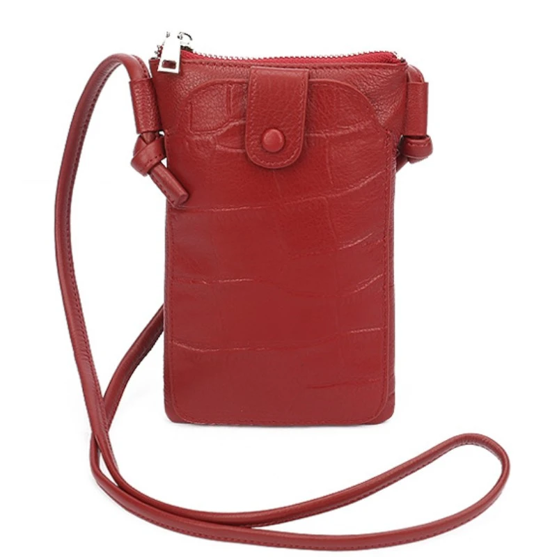 Известный бренд сумка через плечо для сотового телефона мобильного из коровьей