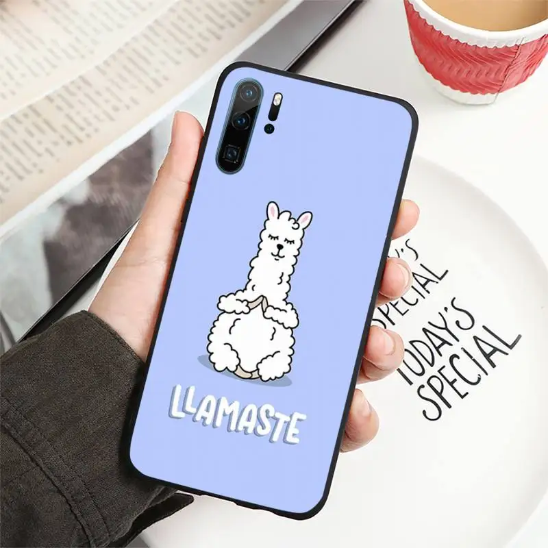 

cute lamas Alpaca animals Phone Case For Huawei honor Mate P 10 20 30 40 i 9 8 pro x Lite smart 2019 nova 5t