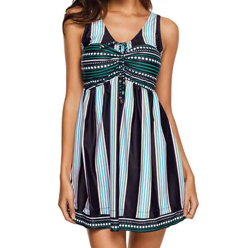 2019 новый сексуальный синий Принт женский Монокини купальная одежда плюс размер