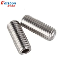 m6 hex socket grub screw with cup point hexagon head set screws stainless steel vis inoxydable parafuso inox viti din916 iso4029