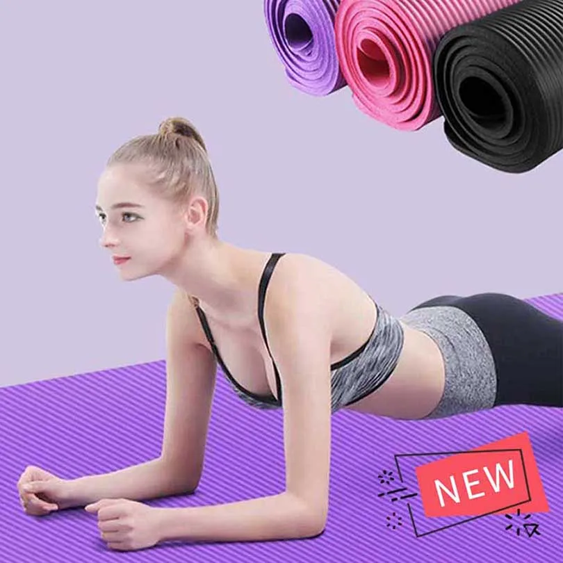 

15 MM Yoga Mat Anti-Skid Indoor Practice Slimming Sports Improve Temperament For Beginner Environmental Fitness Gymnastics Mats