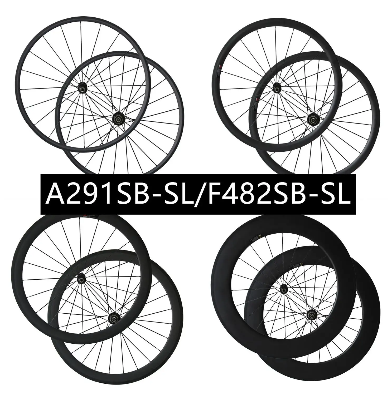 V brake Carbon Wheels с Novatec A291SB SL/F482SB SL Hub CN494 Spokes 700C Road комплект велосипедных колес Front 20H Rear