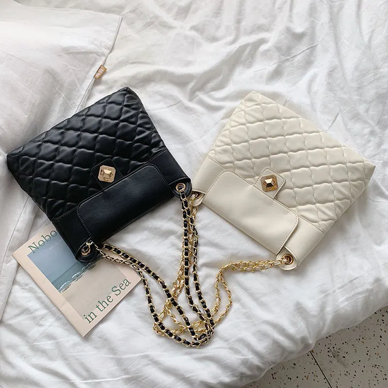 Простая однотонная дизайнерская модная сумка ведро с украшением в виде линии