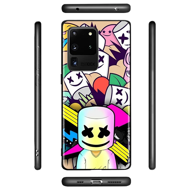 

Cool Electronic Music Smiley for Samsung Galaxy S20 FE Plus Ultra Lite A12 A42 A91 A71 A51 A21S A21 A11 5G Phone Case