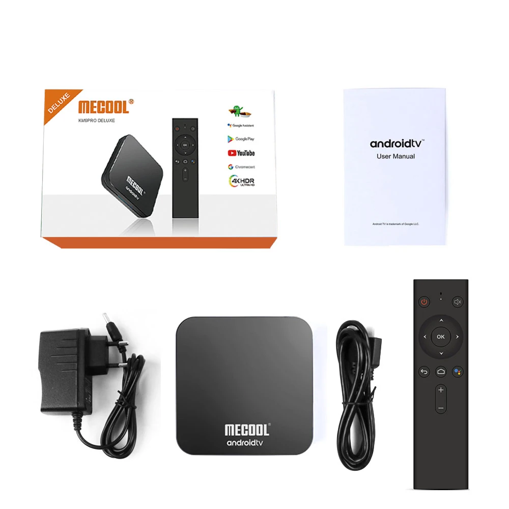 Mecool KM3/KM9 pro Android tv Box Google Сертифицированный Смарт ТВ-бокс Android 9,0 S905X2 USB3.0 2,4G/5G Wifi 4K Медиаплеер Smart Box