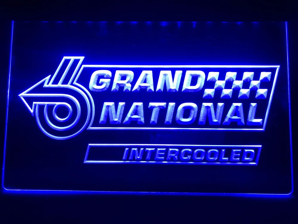 R068 BUICK GRAND NATIONAL beer bar pub club светодиодные неоновые световые знаки|Таблички и знаки| |