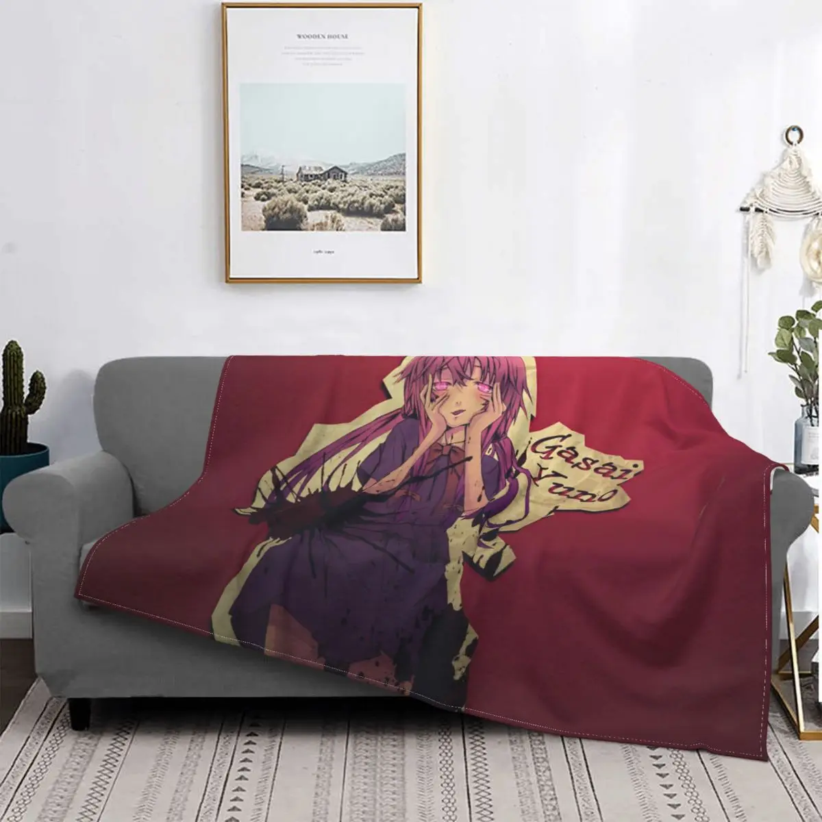 

Yuno Gasai ковер для гостиной текстильный флокирующий одеяло для кровати покрывала Роскошное Одеяло фланелевое одеяло