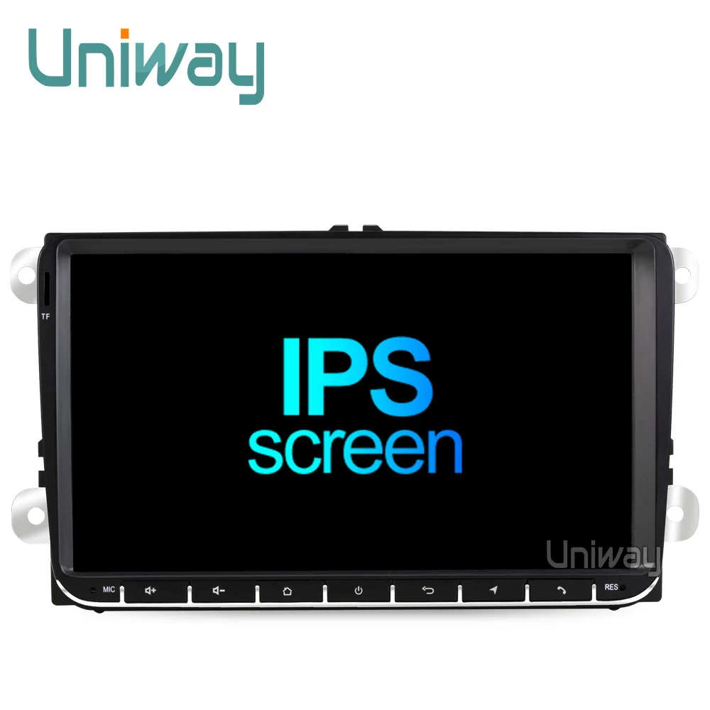 Uniway ADZ9071 android 9,0 автомобильный dvd для vw passat b6 b7 golf 5 6 tiguan polo octavia rapid fabia мультимедийный навигационный плеер